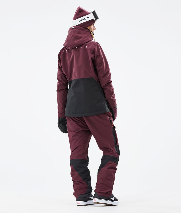 Montec Moss W 21 Snowboardjacke Damen Burgundy/Black, Image 7 of 12