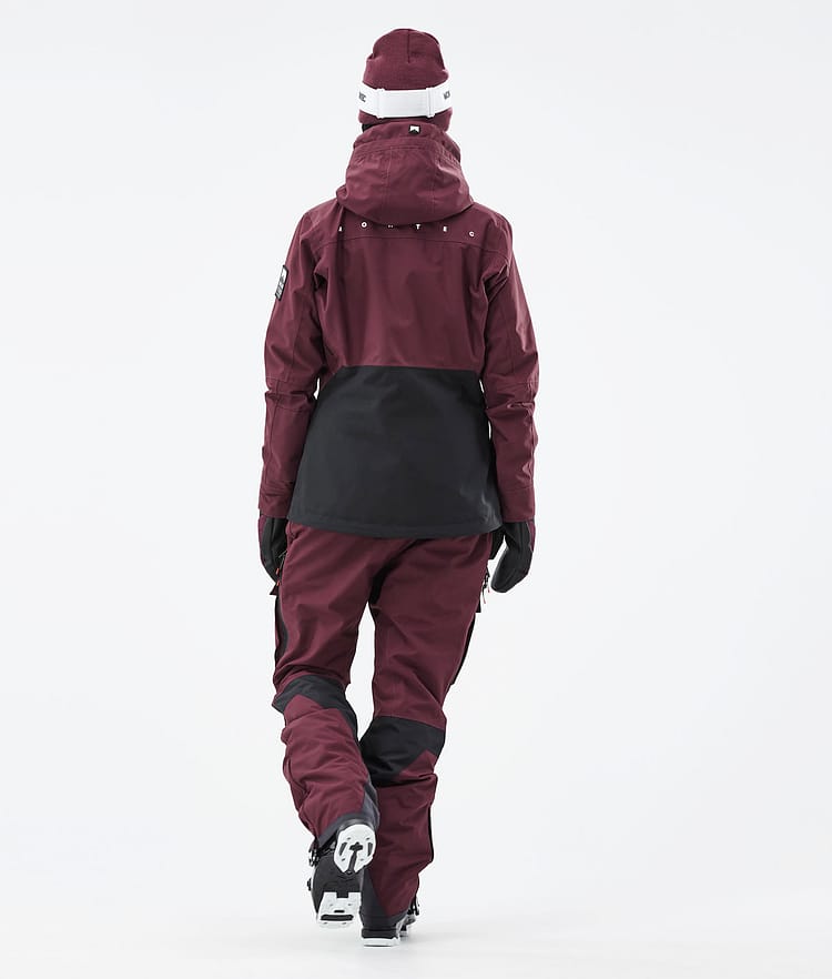 Montec Moss W 21 Skijacke Damen Burgundy/Black, Image 8 of 13