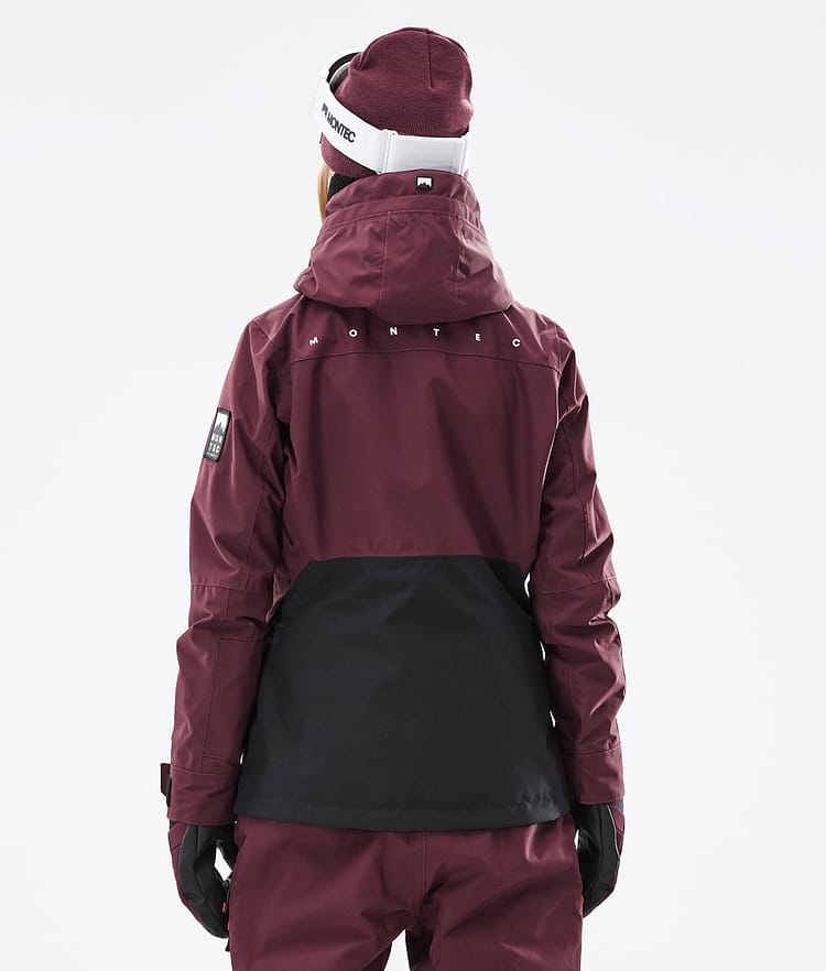 Montec Moss W 21 Snowboardjacke Damen Burgundy/Black, Image 9 of 12