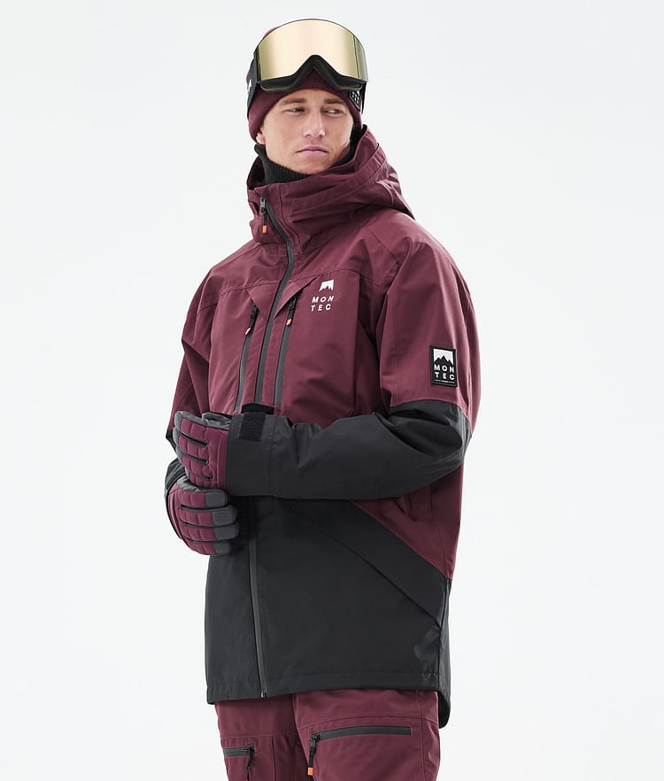 Montec Moss 21 Skijacke Herren Burgundy/Black, Image 2 of 13