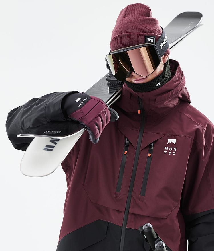 Montec Moss 21 Skijacke Herren Burgundy/Black, Image 4 of 13