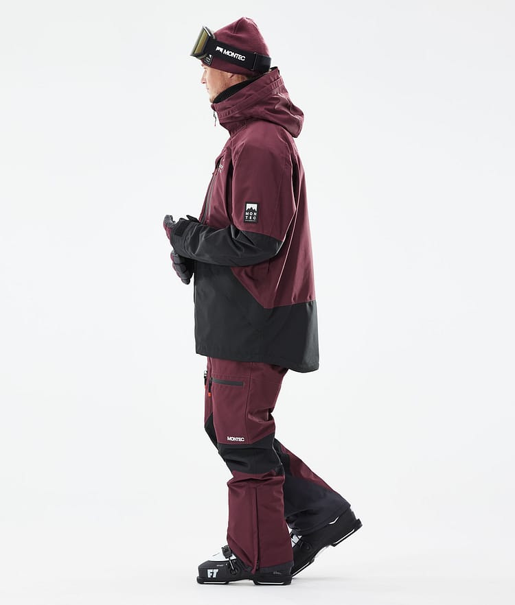 Montec Moss 21 Skijacke Herren Burgundy/Black, Image 7 of 13