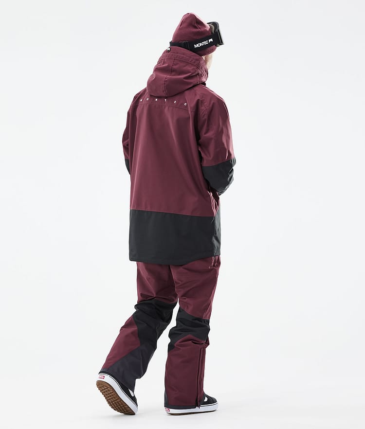 Montec Moss 21 Snowboardjacke Herren Burgundy/Black, Image 8 of 13
