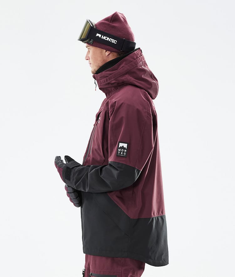 Montec Moss 21 Skijacke Herren Burgundy/Black, Image 9 of 13