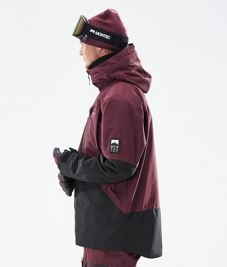 Montec Moss 21 Snowboardjacke Herren Burgundy/Black, Image 9 of 13