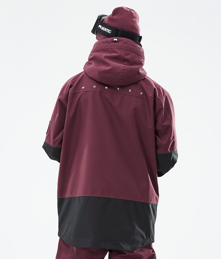 Montec Moss 21 Snowboardjacke Herren Burgundy/Black, Image 10 of 13