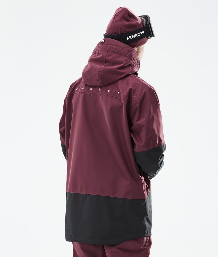 Montec Moss 21 Skijacke Herren Burgundy/Black, Image 10 of 13