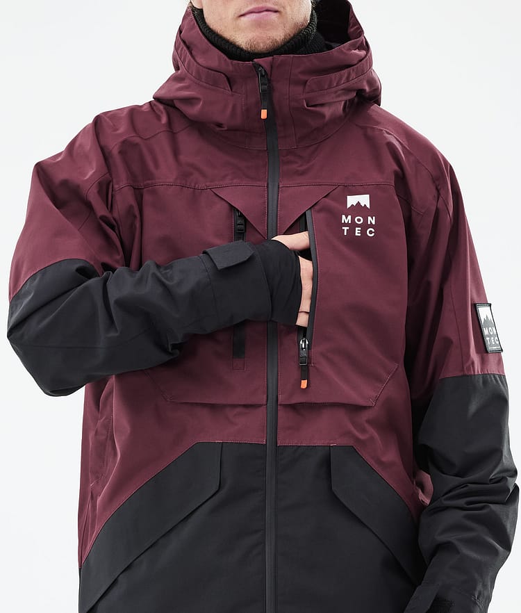 Montec Moss 21 Skijacke Herren Burgundy/Black, Image 12 of 13