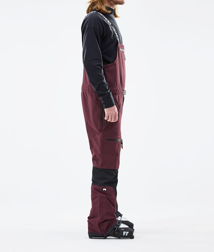 Montec Moss 21 Skihose Herren Burgundy/Black, Image 2 of 6