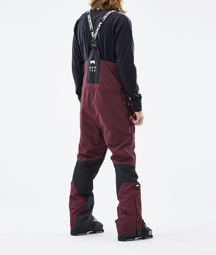 Montec Moss 21 Skihose Herren Burgundy/Black, Image 3 of 6
