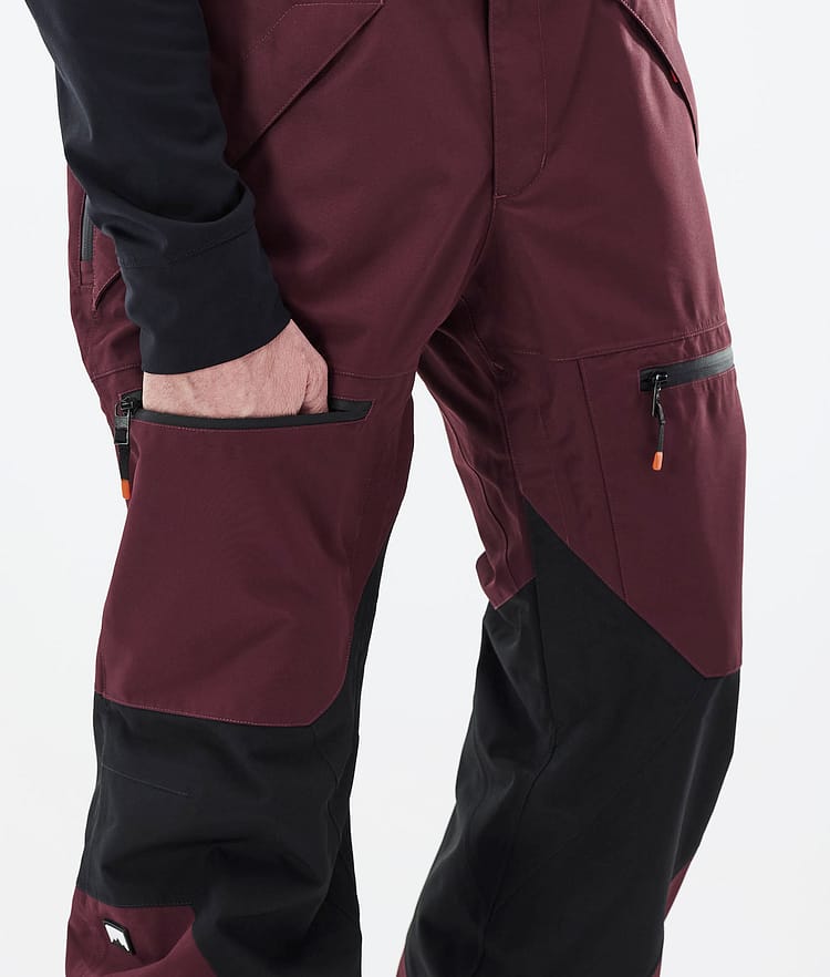 Montec Moss 21 Snowboardhose Herren Burgundy/Black, Image 6 of 6