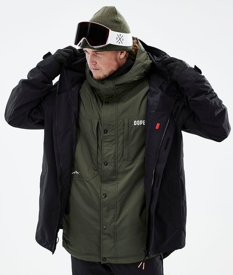 Dope Insulated Midlayer Jacke Herren Olive Green, Image 2 of 12