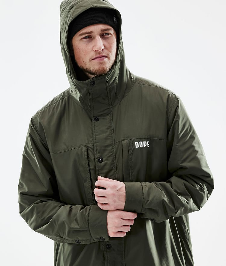 Dope Insulated Midlayer Outdoorjacke Herren Olive Green, Image 3 of 12