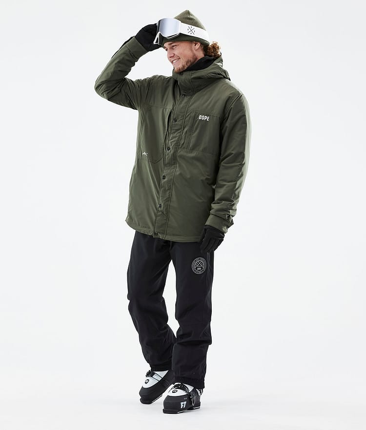 Dope Insulated Midlayer Skijacke Herren Olive Green, Image 5 of 12