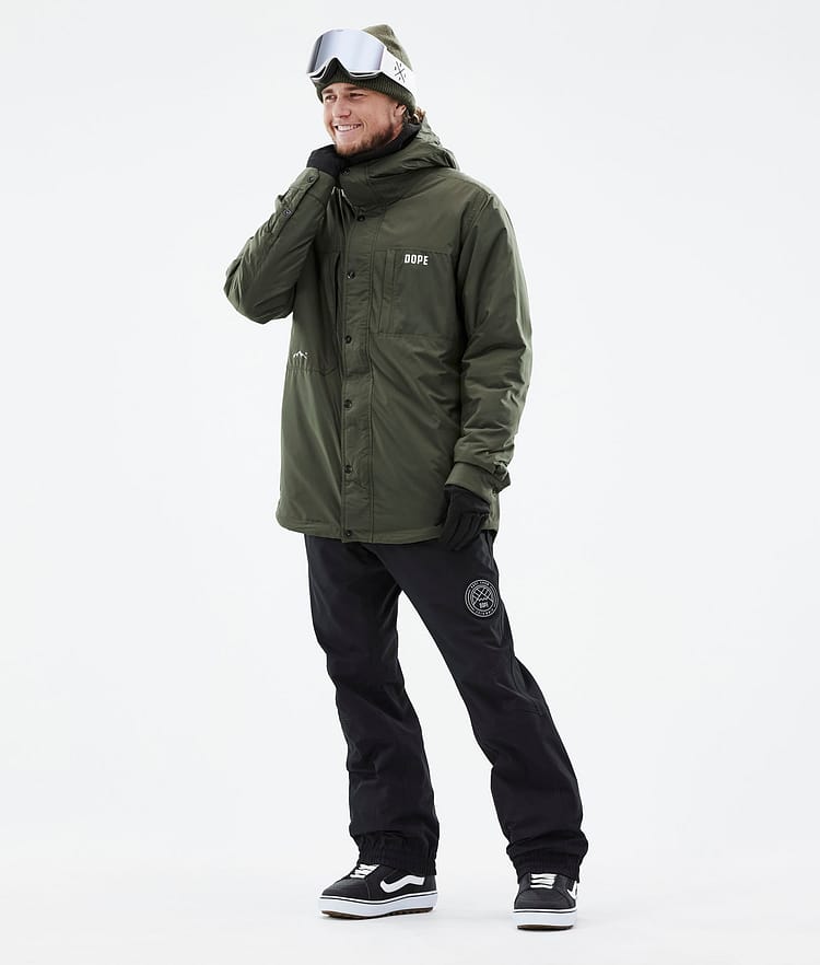 Dope Insulated Midlayer Jacke Herren Olive Green, Image 5 of 12