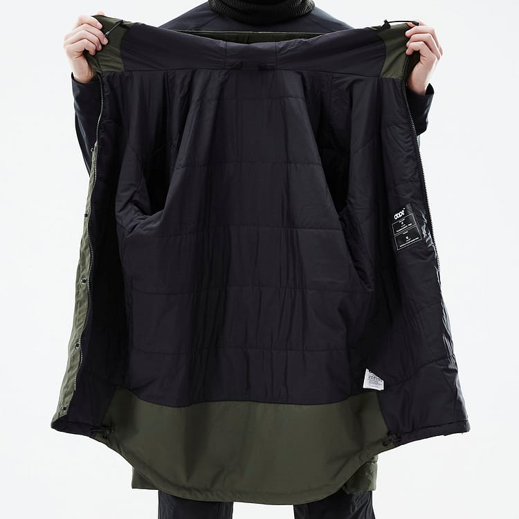 Dope Insulated Midlayer Outdoorjacke Herren Olive Green, Image 12 of 12