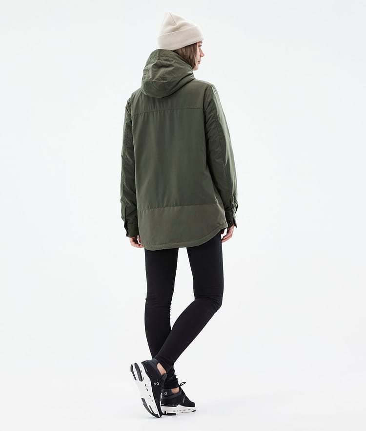 Dope Insulated W Midlayer Outdoorjacke Damen Olive Green, Image 4 of 10
