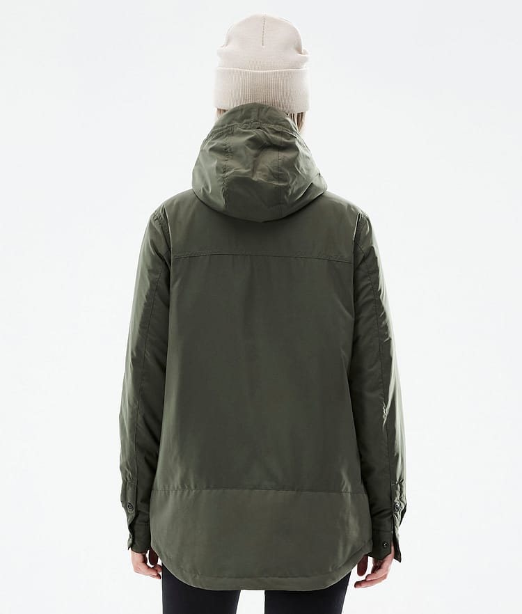 Dope Insulated W Midlayer Outdoorjacke Damen Olive Green, Image 6 of 10