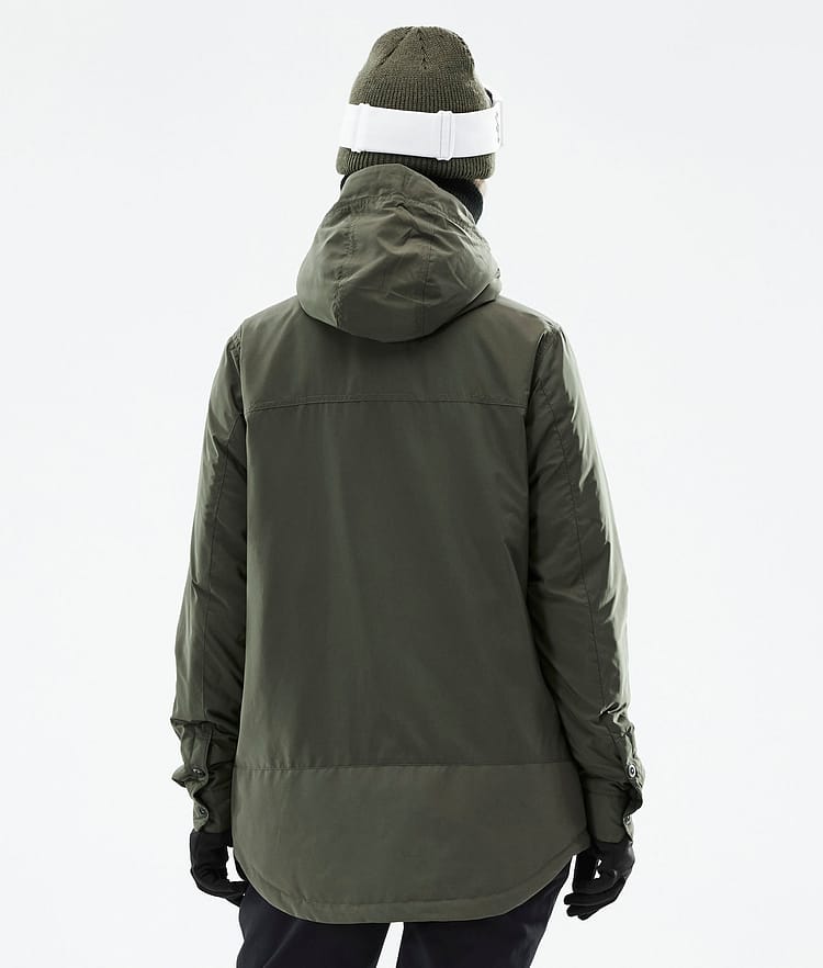 Dope Insulated W Midlayer Jacke Damen Olive Green, Image 8 of 12