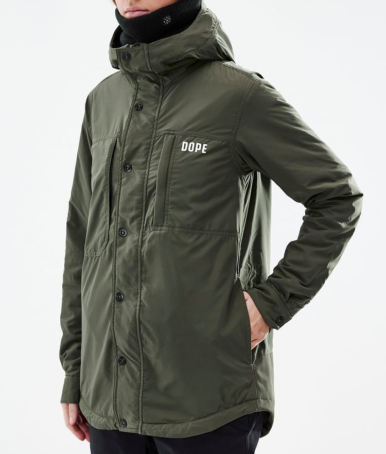 Dope Insulated W Midlayer Jacke Damen Olive Green, Image 9 of 12