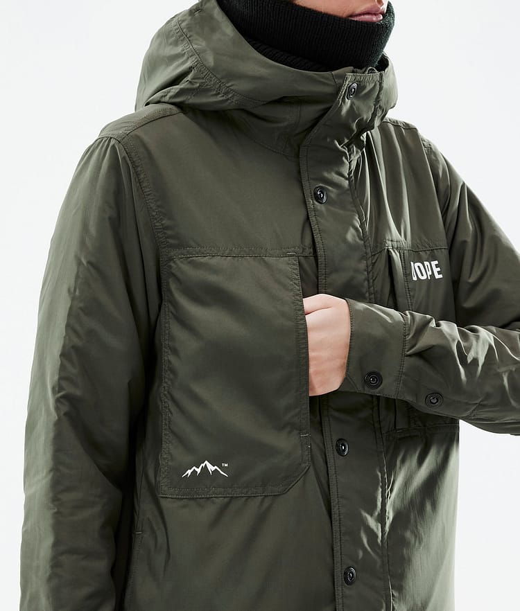 Dope Insulated W Midlayer Jacke Damen Olive Green, Image 11 of 12