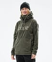 Dope Cozy II W 21 Fleece Hoodie Damen Olive Green