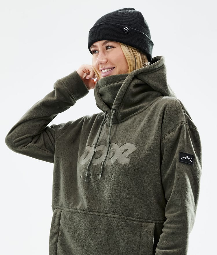 Dope Cozy II W 21 Fleece Hoodie Damen Olive Green, Image 2 of 6
