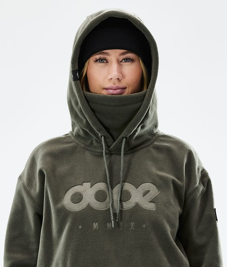 Dope Cozy II W 21 Fleece Hoodie Damen Olive Green, Image 6 of 6