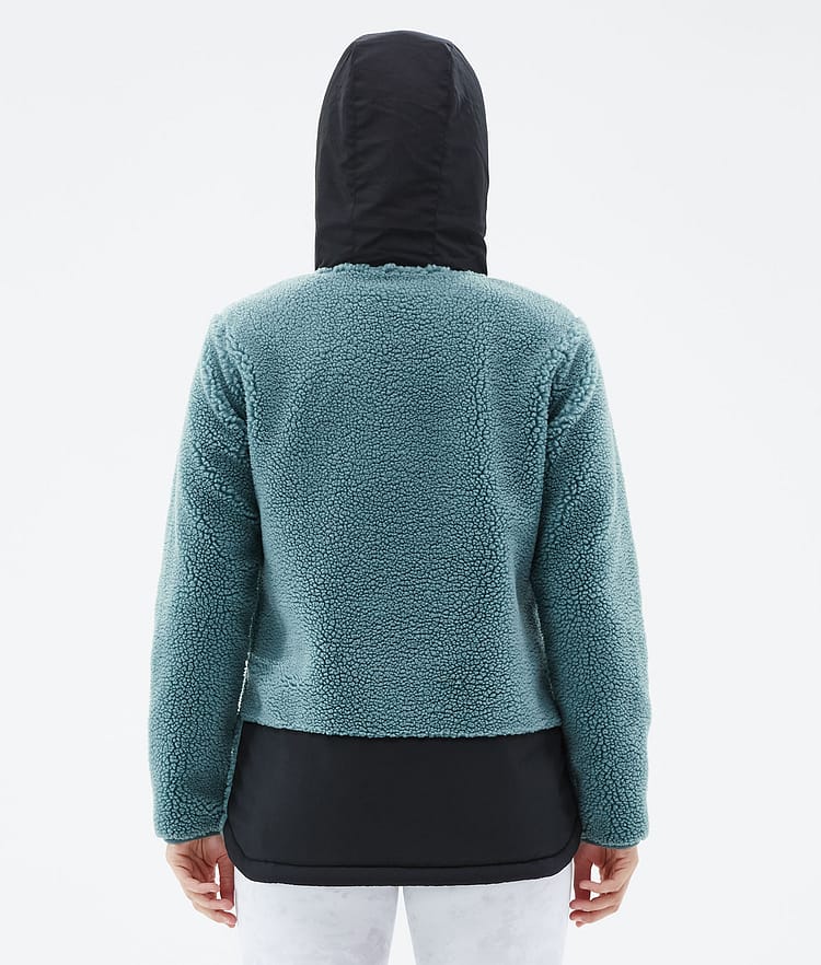 Montec Lima W 21 Fleece Hoodie Damen Atlantic/Black, Image 3 of 10