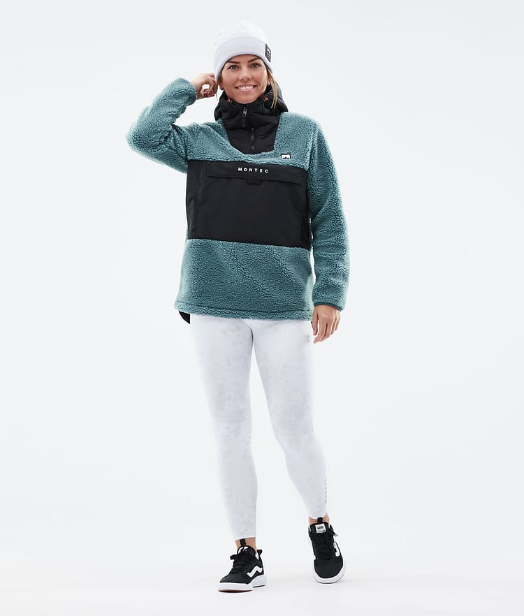 Montec Lima W 21 Fleece Hoodie Damen Atlantic/Black, Image 4 of 10