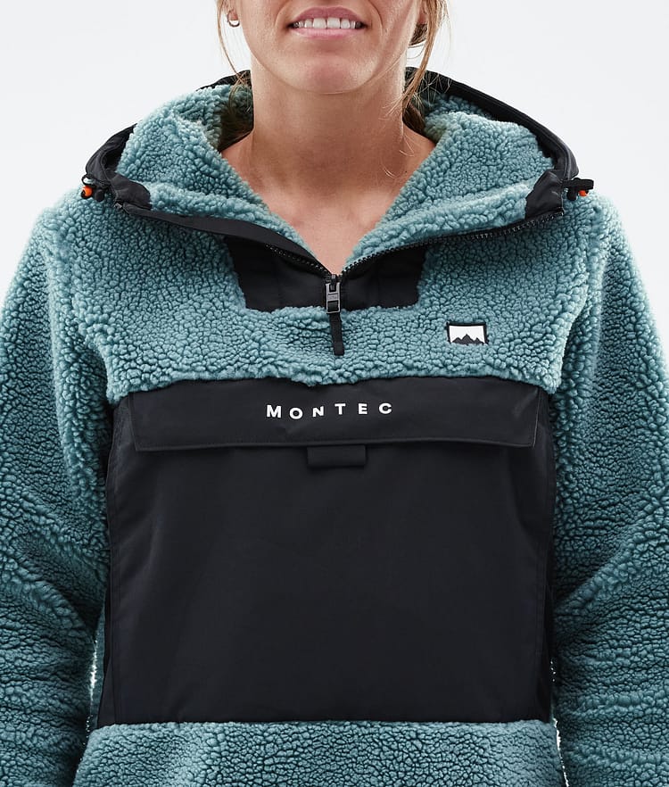 Montec Lima W 21 Fleece Hoodie Damen Atlantic/Black, Image 8 of 10