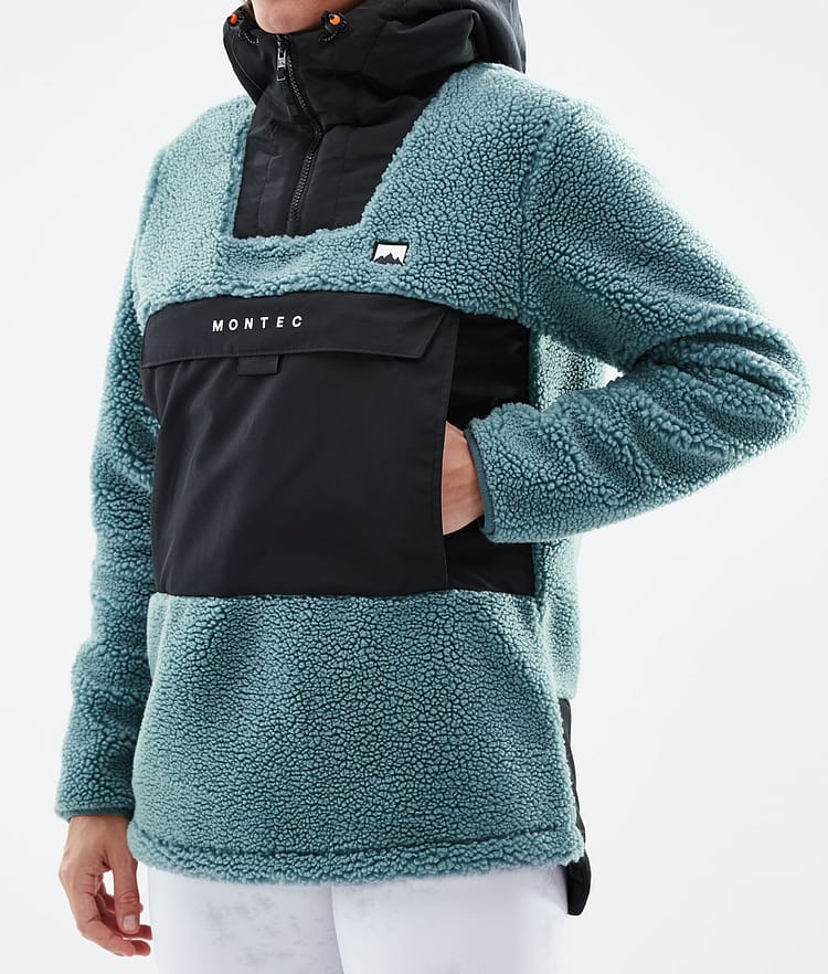 Montec Lima W 21 Fleece Hoodie Damen Atlantic/Black, Image 9 of 10