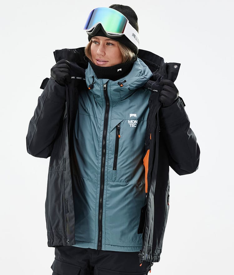 Montec Toasty W 60Gsm Midlayer Jacke Damen Atlantic, Image 2 of 11