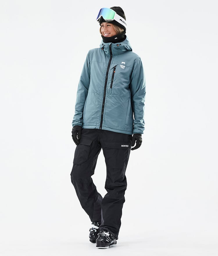 Montec Toasty W 60Gsm Midlayer Skijacke Damen Atlantic, Image 5 of 11