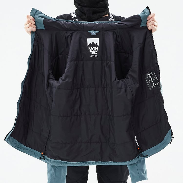 Montec Toasty W 60Gsm Midlayer Skijacke Damen Atlantic, Image 11 of 11