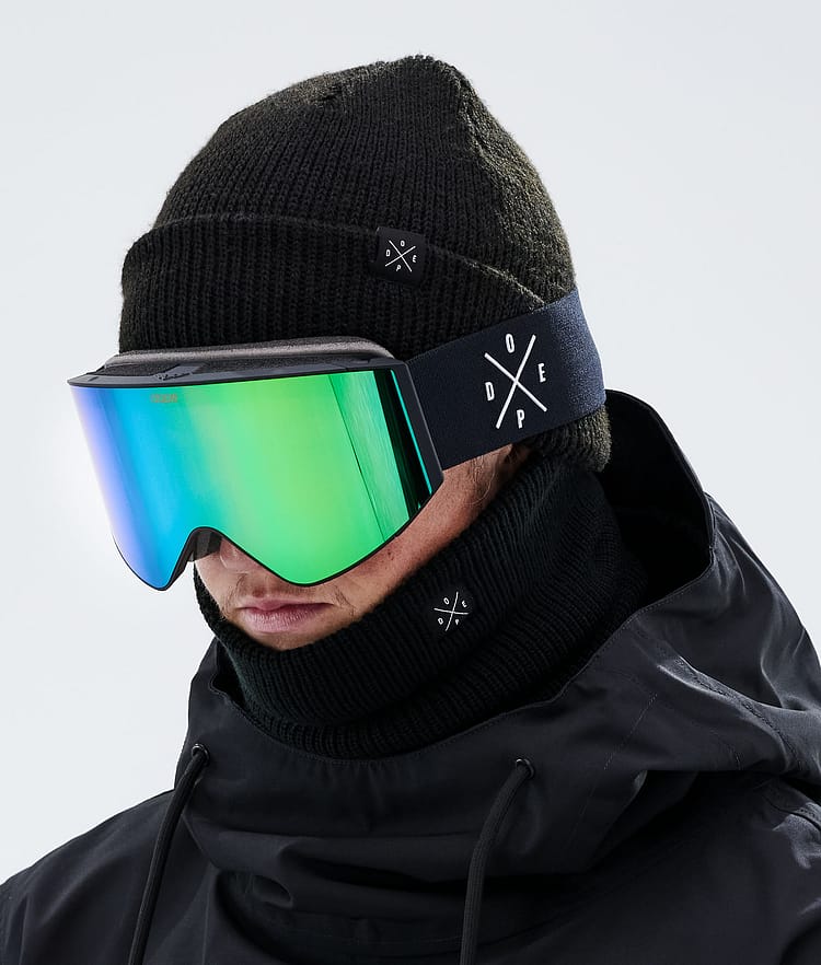Dope Sight 21 Skibrille Black/Green Mirror, Image 2 of 6