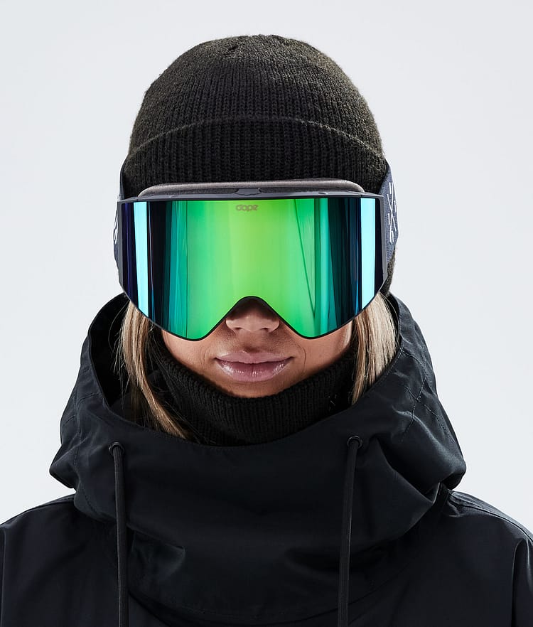 Dope Sight 21 Skibrille Black/Green Mirror, Image 3 of 6