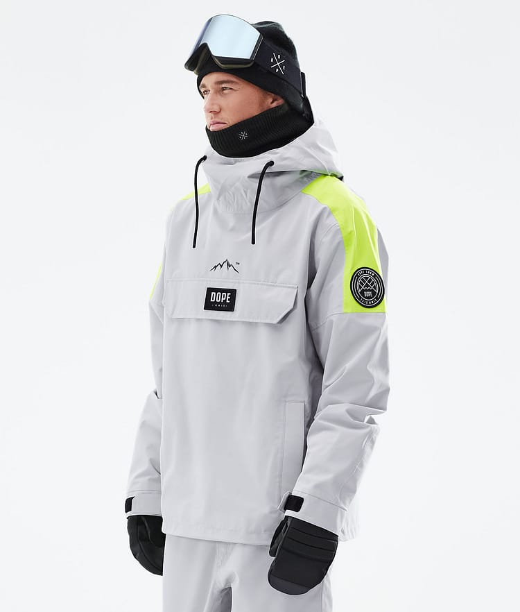 Dope Blizzard LE Skijacke Herren Limited Edition Stripe Light Grey, Bild 1 von 10