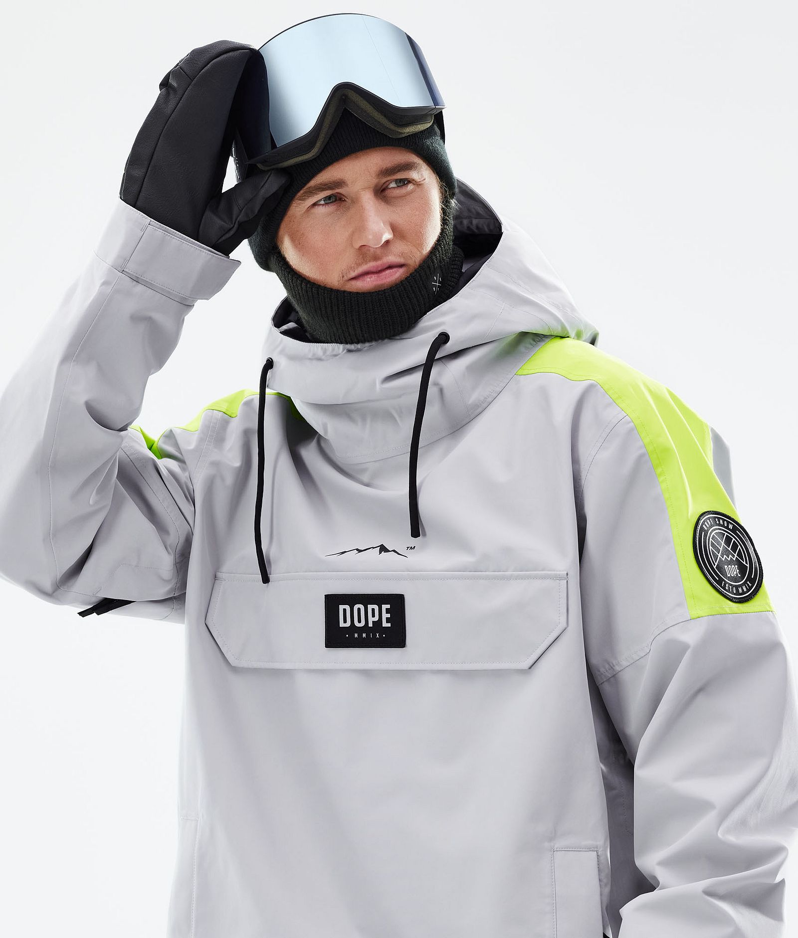Dope Blizzard LE Skijacke Herren Limited Edition Stripe Light Grey, Bild 2 von 10