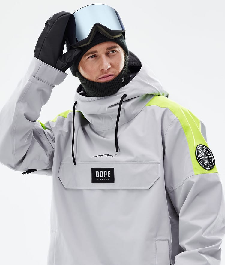 Dope Blizzard LE Skijacke Herren Limited Edition Stripe Light Grey, Bild 2 von 10