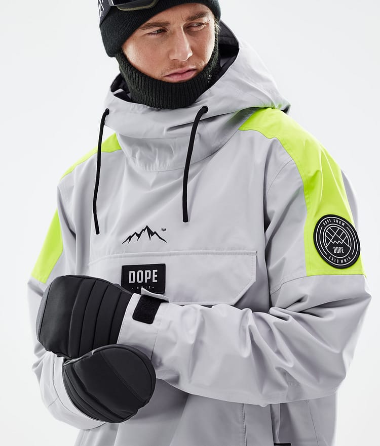 Dope Blizzard LE Skijacke Herren Limited Edition Stripe Light Grey, Bild 3 von 10