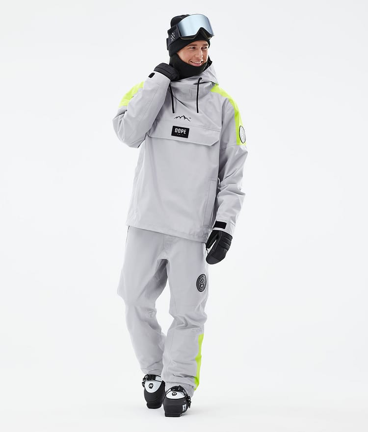 Dope Blizzard LE Skijacke Herren Limited Edition Stripe Light Grey, Bild 4 von 10