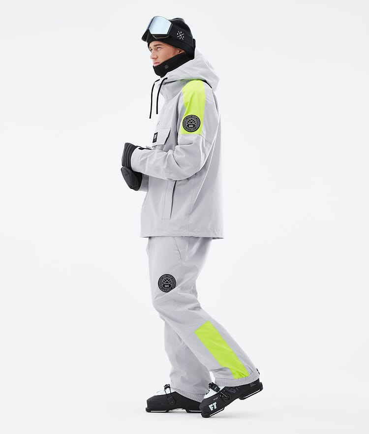 Dope Blizzard LE Skijacke Herren Limited Edition Stripe Light Grey, Bild 5 von 10