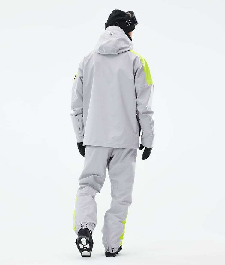 Dope Blizzard LE Skijacke Herren Limited Edition Stripe Light Grey, Bild 6 von 10