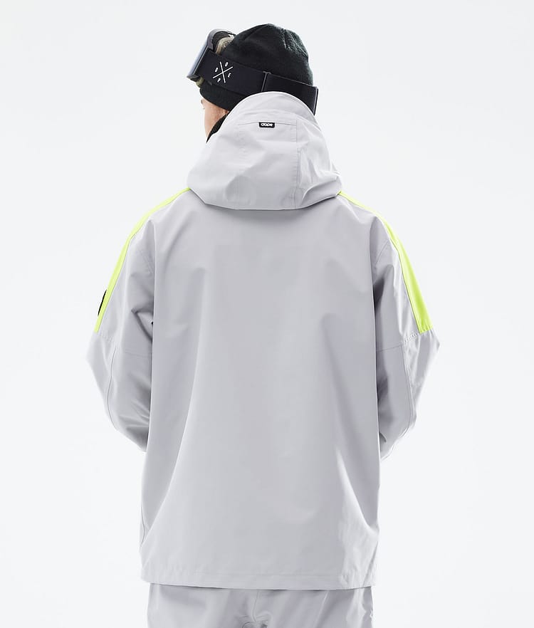 Dope Blizzard LE Skijacke Herren Limited Edition Stripe Light Grey, Bild 8 von 10