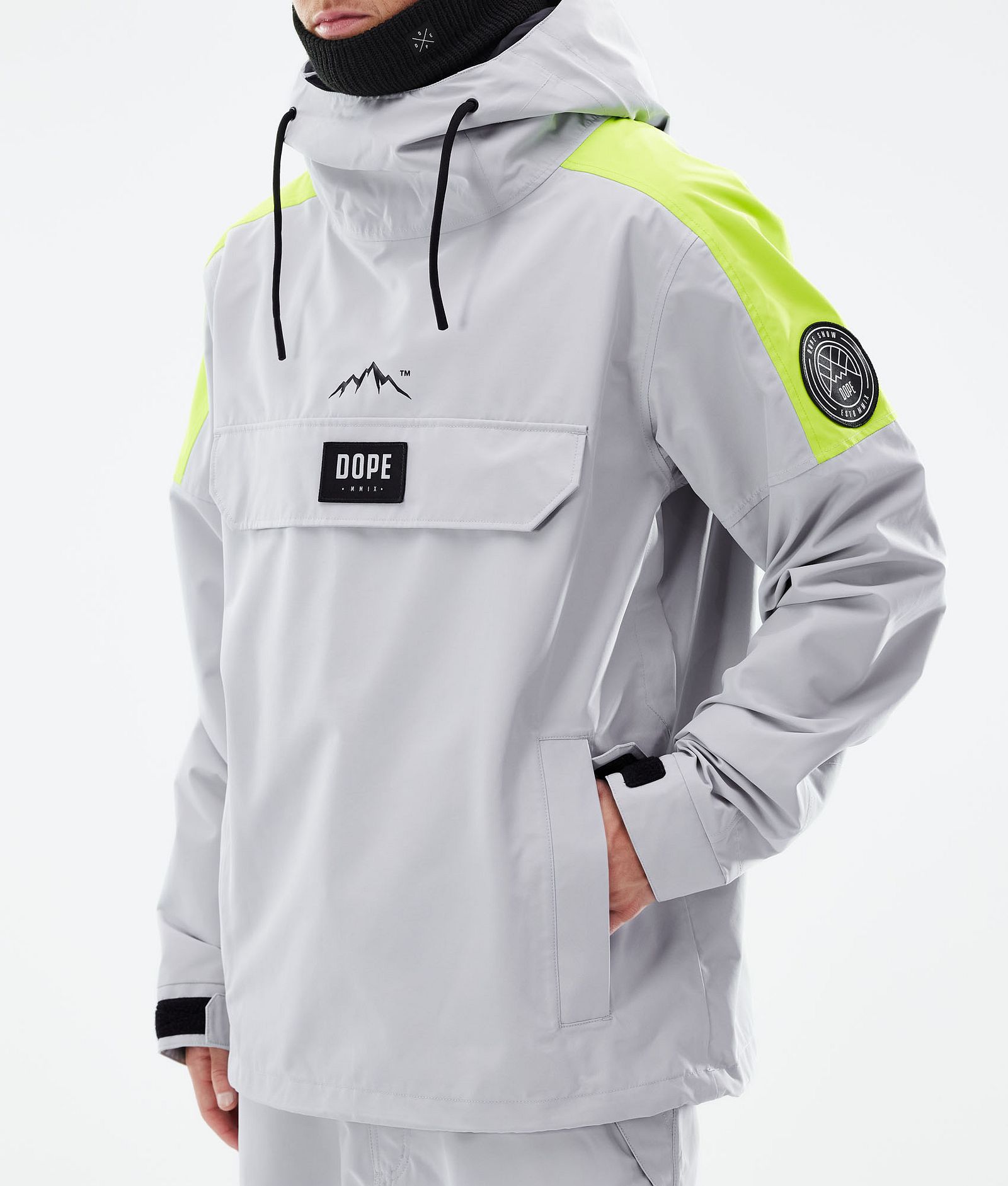 Dope Blizzard LE Skijacke Herren Limited Edition Stripe Light Grey, Bild 9 von 10