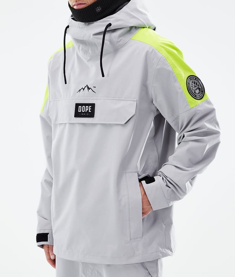 Dope Blizzard LE Skijacke Herren Limited Edition Stripe Light Grey, Bild 9 von 10