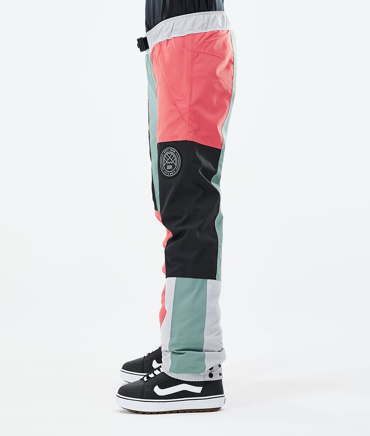 Dope Blizzard LE W Snowboardhose Damen Limited Edition Patchwork Coral, Image 2 of 4