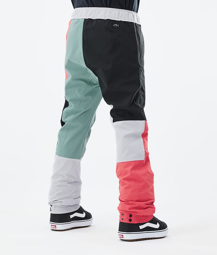 Dope Blizzard LE W Snowboardhose Damen Limited Edition Patchwork Coral, Image 3 of 4