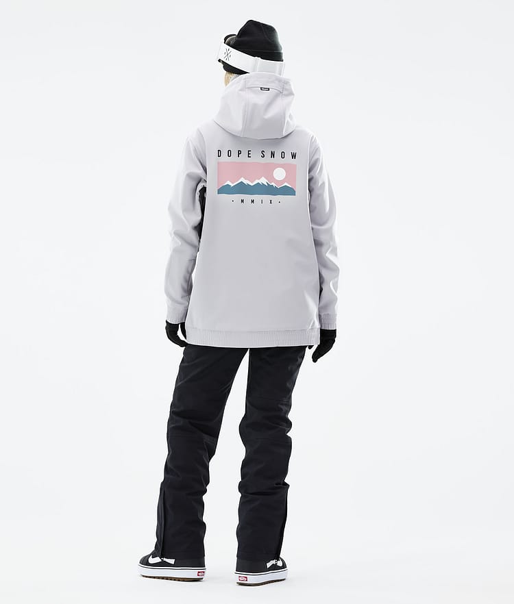 Dope Yeti W 21 Snowboardjacke Damen Range Light Grey, Image 5 of 8